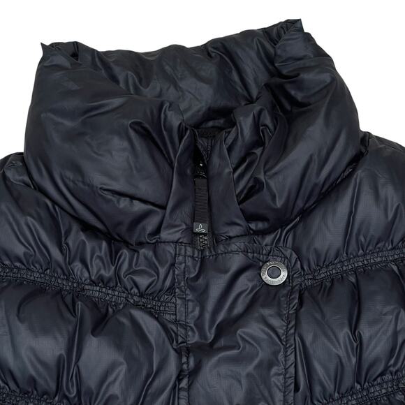 Prana Women’s Black Quilted Down Puffer Vest, Ladies Small - Picture 2 of 6